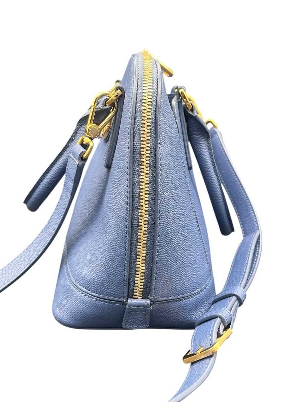 Furla Top Handle Crossbody Structured Handbag in Periwinkle - Picture 3 of 6